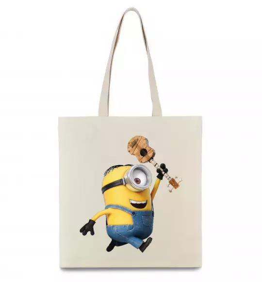 Эко-сумка Minion Stuart Бежевый фото