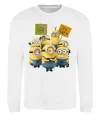 Свитшот Minions Белый фото