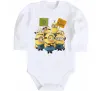 Детский боди Minions Белый фото