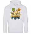 Чоловіча толстовка (худі) Minions Сірий меланж фото