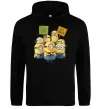 Женская толстовка (худи) Minions Черный Женская толстовка (худи) Minions Черный фото