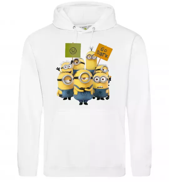 Женская толстовка (худи) Minions Белый фото