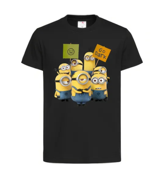 Детская футболка Minions Черный фото