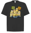 Футболка Оверсайз Minions Чорний фото