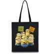 Еко-сумка Minions Чорний фото