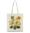 Еко-сумка Minions Бежевий фото