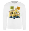Свитшот Minions Белый фото