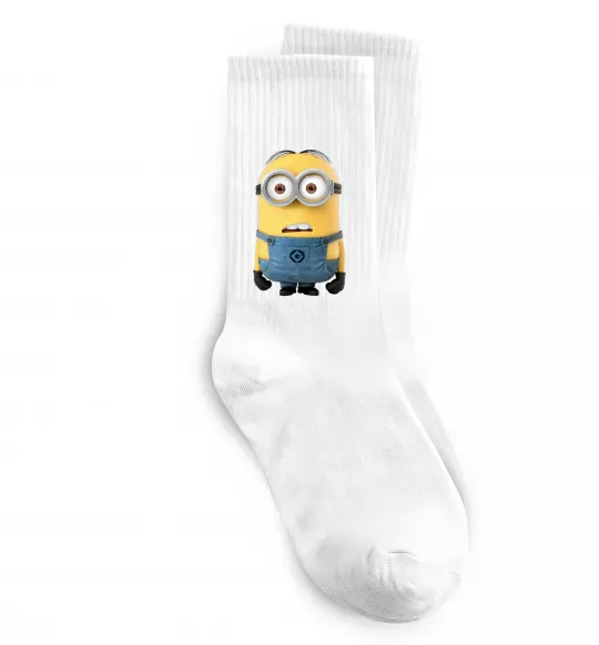 Шкарпетки Minion look Білий фото