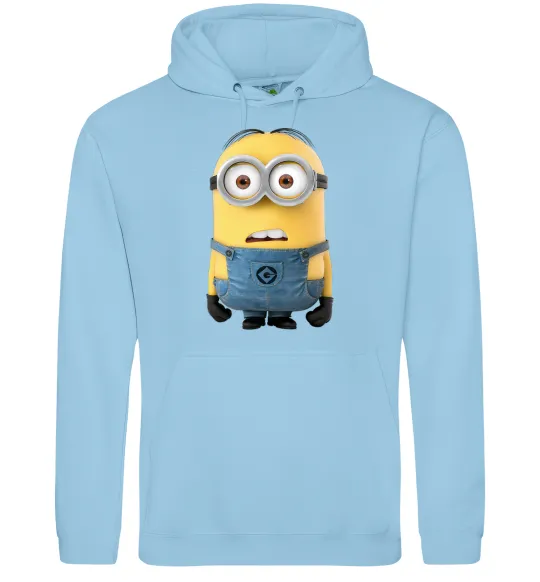 Жіноча толстовка (худі) Minion look Блакитний фото