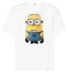 Футболка Оверсайз Minion look Білий фото