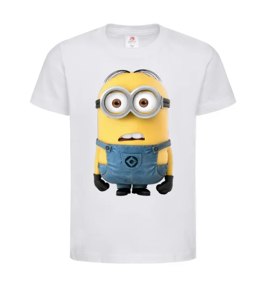 Детская футболка Minion look Белый фото