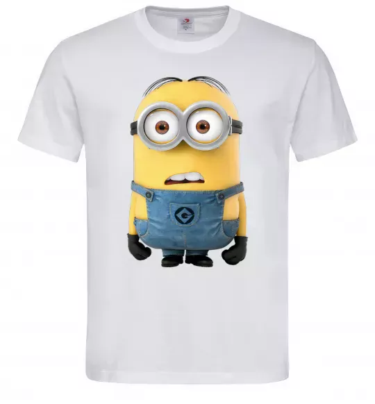 Мужская футболка Minion look Белый фото