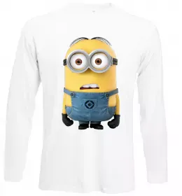 Лонгслив Minion look Белый фото