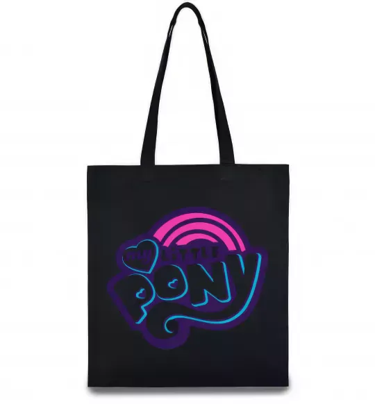 Эко-сумка Logo My Little Pony Черный фото