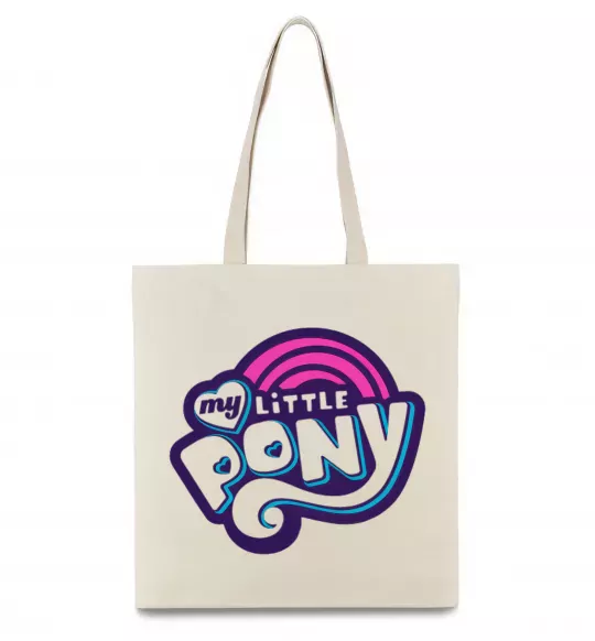 Эко-сумка Logo My Little Pony Бежевый фото