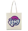 Эко-сумка Logo My Little Pony Бежевый фото