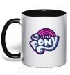 Чашка с цветной ручкой Logo My Little Pony Черный фото
