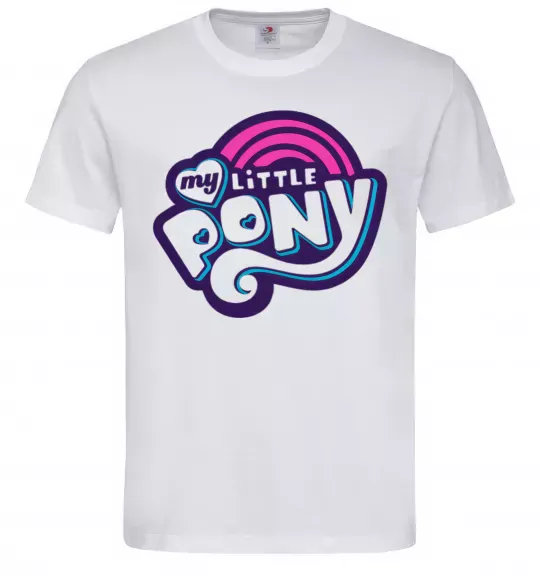 Чоловіча футболка Logo My Little Pony Білий фото