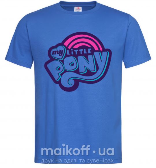 Мужская футболка Logo My Little Pony Ярко-синий фото