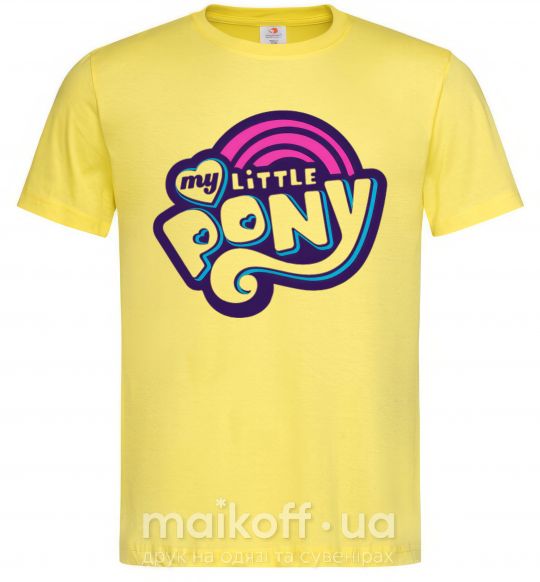 Мужская футболка Logo My Little Pony Лимонный фото