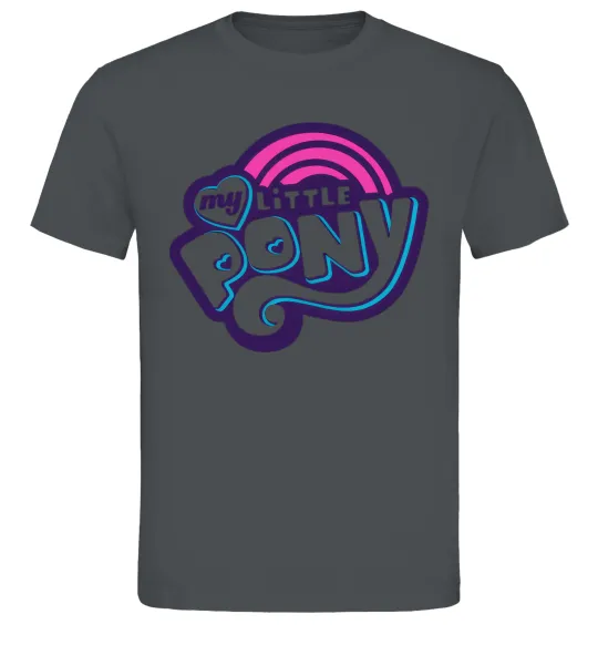 Чоловіча футболка Logo My Little Pony Графіт фото
