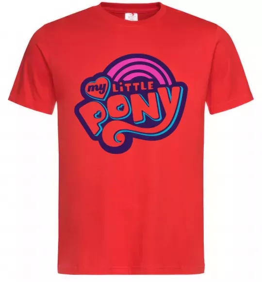 Чоловіча футболка Logo My Little Pony Червоний фото
