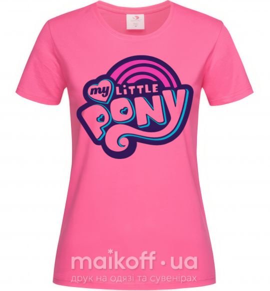 Жіноча футболка Logo My Little Pony Яскраво-рожевий фото
