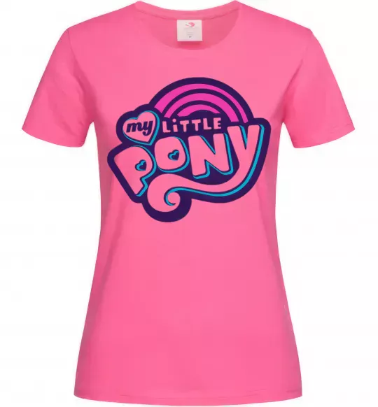 Женская футболка Logo My Little Pony Ярко-розовый фото