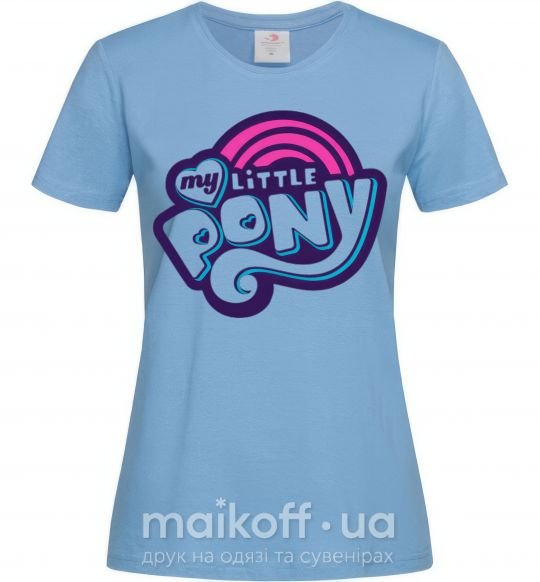 Жіноча футболка Logo My Little Pony Блакитний фото