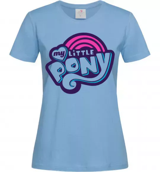 Женская футболка Logo My Little Pony Голубой фото