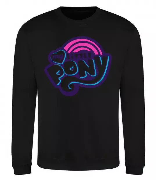 Світшот Logo My Little Pony Чорний фото