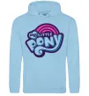 Мужская толстовка (худи) Logo My Little Pony Голубой Мужская толстовка (худи) Logo My Little Pony Голубой фото