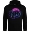 Жіноча толстовка (худі) Logo My Little Pony Чорний Жіноча толстовка (худі) Logo My Little Pony Чорний фото