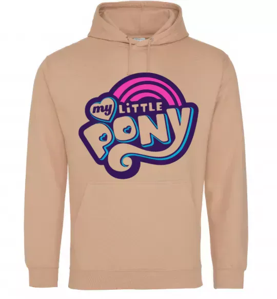Жіноча толстовка (худі) Logo My Little Pony Пісочний фото