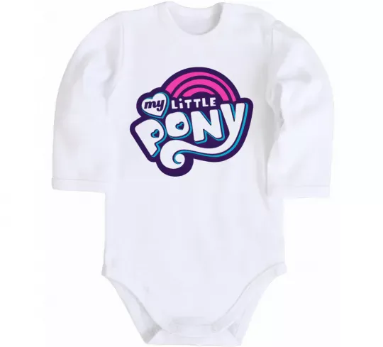 Детский боди Logo My Little Pony Белый фото