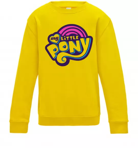 Дитячий світшот Logo My Little Pony Сонячно жовтий фото