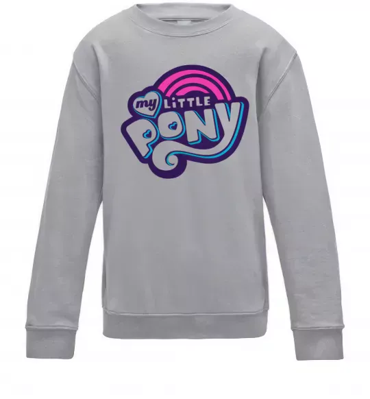 Дитячий світшот Logo My Little Pony Сірий меланж фото