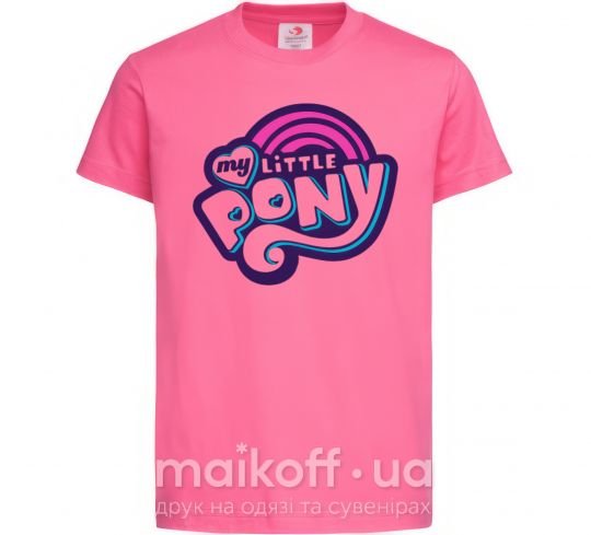 Детская футболка Logo My Little Pony Ярко-розовый фото