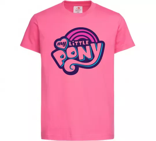 Детская футболка Logo My Little Pony Ярко-розовый фото