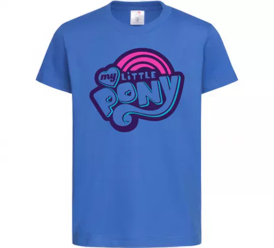 Детская футболка Logo My Little Pony Ярко-синий фото