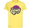 Детская футболка Logo My Little Pony Лимонный Детская футболка Logo My Little Pony Лимонный фото