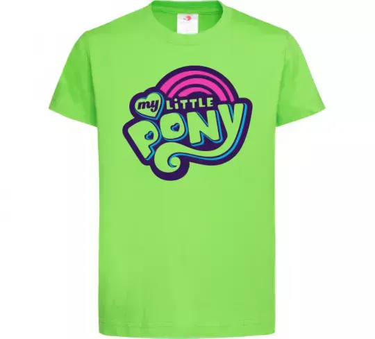 Детская футболка Logo My Little Pony Лаймовый фото