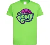 Детская футболка Logo My Little Pony Лаймовый Детская футболка Logo My Little Pony Лаймовый фото