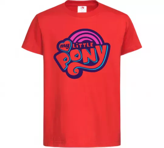 Детская футболка Logo My Little Pony Красный фото
