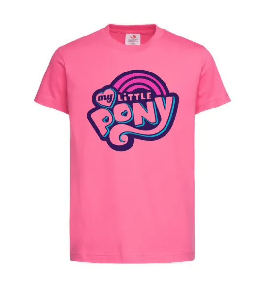 Детская футболка Logo My Little Pony Ярко-розовый фото