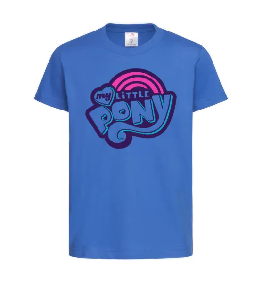 Детская футболка Logo My Little Pony Ярко-синий фото