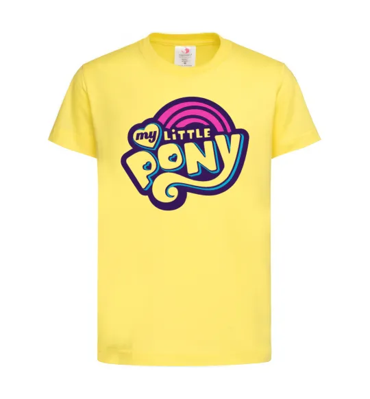 Детская футболка Logo My Little Pony Лимонный фото