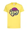 Детская футболка Logo My Little Pony Лимонный фото