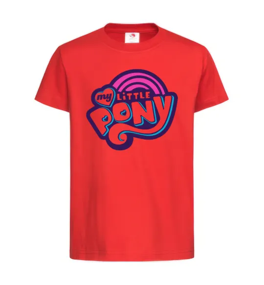 Детская футболка Logo My Little Pony Красный фото