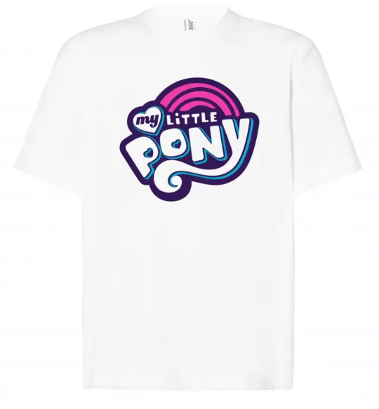 Футболка Оверсайз Logo My Little Pony Білий фото